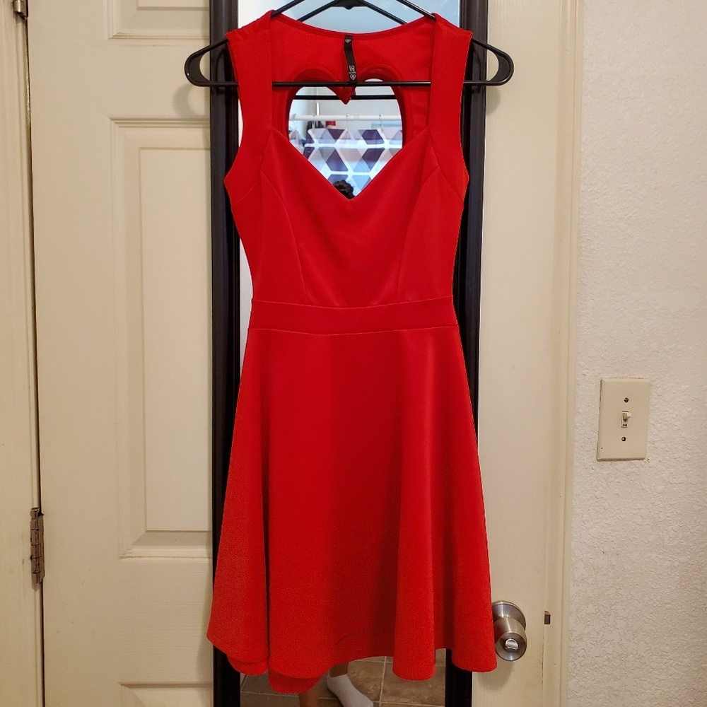 Red dress